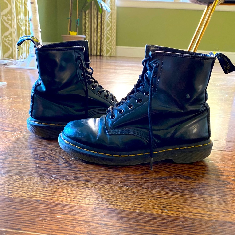 Rare color Dark Teal Dr Martens 1460 Boots